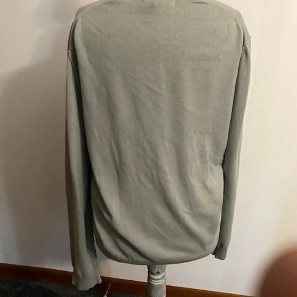 Calvin Klein Gray V-neck Knit sweater, size L